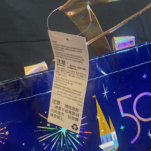 Disney world 50th anniversary reusable medium bag - Picture 4 of 4